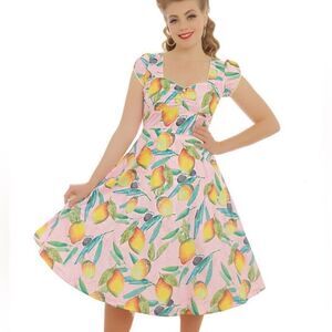 Lindy bop size 12 lemon print dress